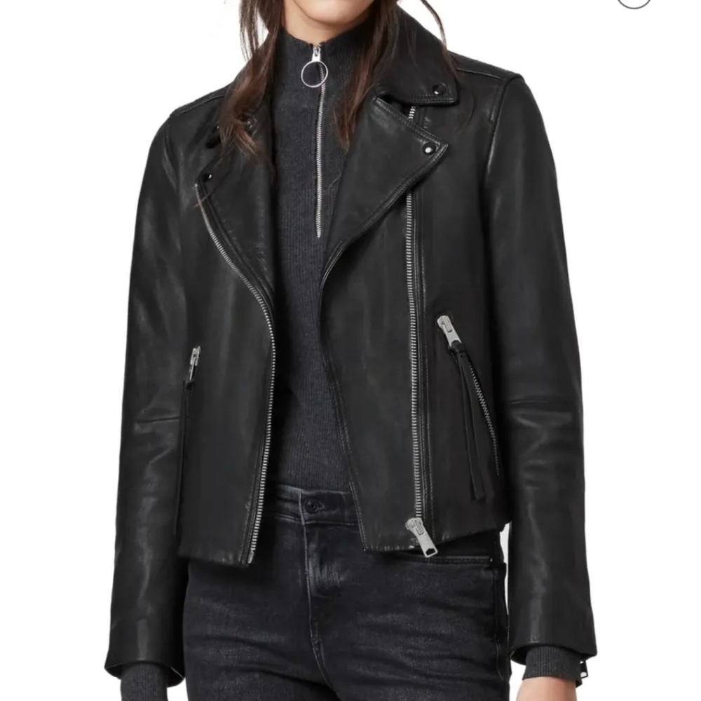 Dalby Allsaints Leather jacket size 0